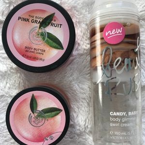 Victoria’s Secret and The Body Shop Lotion